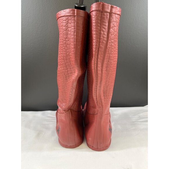 Butterfly Twist Women's Burgundy Shoes/Rain Boots Size 41/9.5 SKU 5930 - Picture 4 of 8